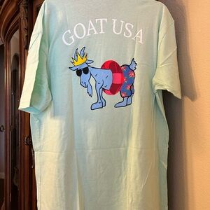 *NWOT* GOAT USA mint green “GOAT USA” t-shirt - BRAND NEW NEVER WORN